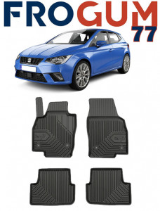 Seat Ibiza V Din 06.2017 - Prezent, Hatchback, 6F/Kj1 , Set Covorase Auto Tip Tavita Premium 3D, din cauciuc accesorii pentru autoturismul tau - masina v165908
