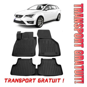 Seat Leon III (5F) (2012-2019) Set covorase auto cauciuc G.Modern Line 3D transport gratuit