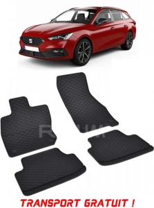 Seat Leon IV MhEV fabricat din 2020 - Prezent, Combi, set covorase auto dedicate, din cauciuc 100% Premium - Transport Gratuit accesorii pentru autoturismul tau - masina v37986