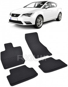 Seat Leon IV MhEV fabricat din 2020 - Prezent, Hatchback, set covorase auto dedicate, din cauciuc 100% Premium accesorii pentru autoturismul tau - masina v150316