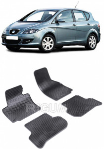 Seat Toledo III, Hatchback, fabricat din 2004 - 2010, set covorase auto dedicate, din cauciuc 100% Premium accesorii pentru autoturismul tau - masina v158321