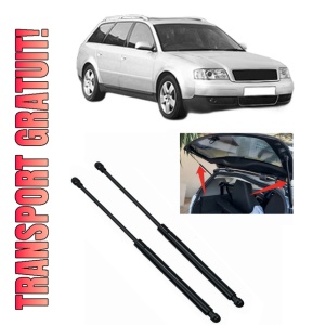 Set 2 amortizoare portbagaj haion AUDI A6 C5 Avant (4B5, 4B6) din 1997-2005, 2 bucati, KROSNO, 4 stickere auto AUDI