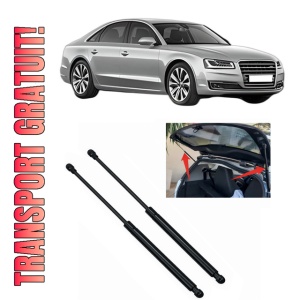 Set 2 amortizoare portbagaj haion AUDI A8 D4 (4H2, 4H8, 4HC, 4HL) din 2009-2018, 2 bucati, KROSNO, 4 stickere auto AUDI