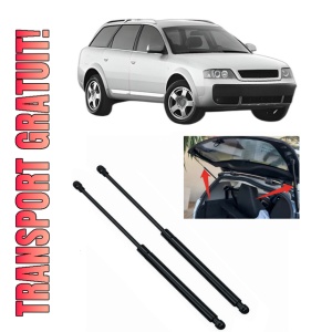 Set 2 amortizoare portbagaj haion AUDI ALLROAD C5 (4BH) din 2000-2005, 2 bucati, KROSNO, 4 stickere auto AUDI