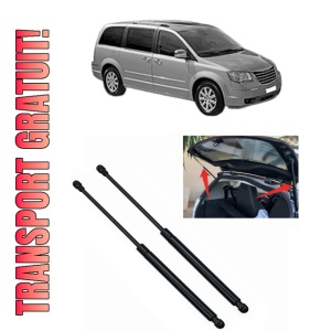 Set 2 amortizoare portbagaj haion CHRYSLER GRAND VOYAGER / VOYAGER V (RT) din 2007-2012, 2 bucati, KROSNO, 4 stickere auto CHRYSLER