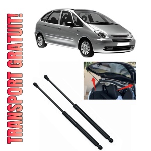 Set 2 amortizoare portbagaj haion CITROEN XSARA PICASSO (N68) din 1999-2012, 2 bucati, MAGNUM TECHNOLOGY, 4 stickere auto CITROEN