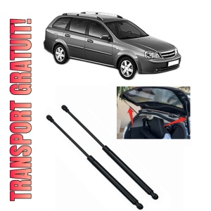 Set 2 amortizoare portbagaj haion DAEWOO NUBIRA Wagon (J100) din 1997-2000, 2 bucati, KROSNO, 4 stickere auto DAEWOO