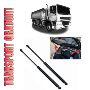 Set 2 amortizoare portbagaj haion DAF 85 CF din 1998-2000, 2 bucati, KROSNO, 4 stickere auto DAF