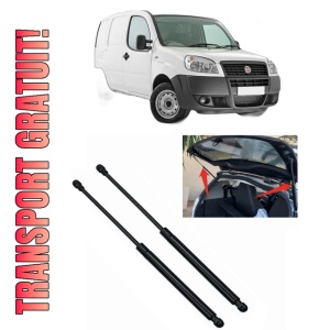 Set 2 amortizoare portbagaj haion FIAT DOBLO Box Body/MPV (223_) din 2001-2010, 2 bucati, MAGNUM TECHNOLOGY, 4 stickere auto FIAT