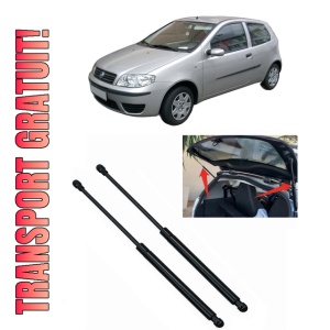 Set 2 amortizoare portbagaj haion FIAT PUNTO Hatchback Van (188_) din 2000-2010, 2 bucati, MAGNUM TECHNOLOGY, 4 stickere auto FIAT