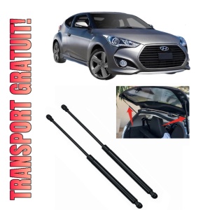 Set 2 amortizoare portbagaj haion HYUNDAI VELOSTER (FS) din 2011-2017, 2 bucati, KROSNO, 4 stickere auto HYUNDAI