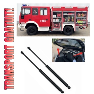 Set 2 amortizoare portbagaj haion Iveco EUROFIRE II din 2000-2007, 2 bucati, KROSNO, 4 stickere auto Iveco