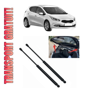 Set 2 amortizoare portbagaj haion KIA CEE'D (JD) din 2012-2018, 2 bucati, MAGNUM TECHNOLOGY, 4 stickere auto KIA