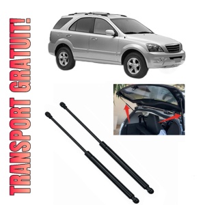 Set 2 amortizoare portbagaj haion KIA SORENTO I (JC) din 2002-2011, 2 bucati, MAGNUM TECHNOLOGY, 4 stickere auto KIA