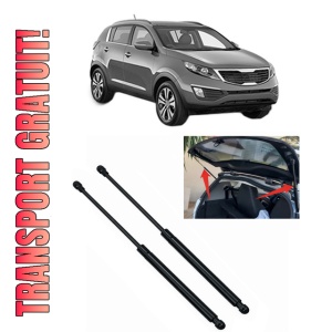 Set 2 amortizoare portbagaj haion KIA SPORTAGE III (SL) din 2010-2015, 2 bucati, KROSNO, 4 stickere auto KIA