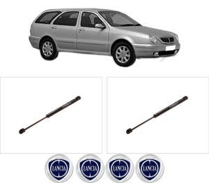 Set 2 amortizoare portbagaj haion LANCIA LYBRA SW (839_) din 1999-2005, 2 bucati, KROSNO, 4 stickere auto LANCIA v5593
