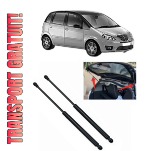 Set 2 amortizoare portbagaj haion LANCIA MUSA (350_) din 2004-2012, 2 bucati, KROSNO, 4 stickere auto LANCIA