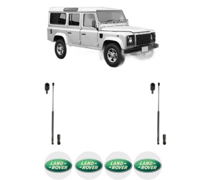 Set 2 amortizoare portbagaj haion LAND ROVER DEFENDER Platform/Chassis (L316) din 2007-2016, 2 bucati, KROSNO, 4 stickere auto LAND ROVER v433