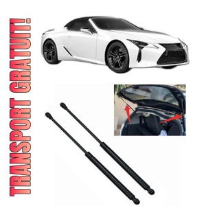 Set 2 amortizoare portbagaj haion LEXUS LC Convertible (_Z10_) din 2020-2022, 2 bucati, KROSNO, 4 stickere auto LEXUS