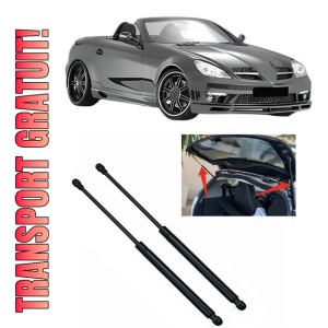 Set 2 amortizoare portbagaj haion MERCEDES-BENZ SLK (R171) din 2004-2011, 2 bucati, KROSNO, 4 stickere auto MERCEDES-BENZ