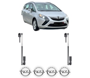 Set 2 amortizoare portbagaj haion OPEL ZAFIRA TOURER C VAN (P12) din 2012-2013, 2 bucati, KROSNO, 4 stickere auto OPEL v1993
