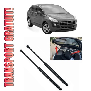 Set 2 amortizoare portbagaj haion PEUGEOT 3008 Van (0U_) din 2009-2016, 2 bucati, KROSNO, 4 stickere auto PEUGEOT