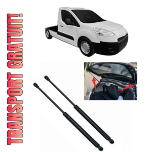 Set 2 amortizoare portbagaj haion PEUGEOT PARTNER Platform/Chassis din 2009-2015, 2 bucati, KROSNO, 4 stickere auto PEUGEOT