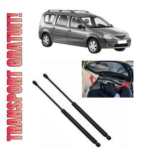 Set 2 amortizoare portbagaj haion RENAULT LOGAN I Estate (KS_) din 2007-2007, 2 bucati, MAGNUM TECHNOLOGY, 4 stickere auto RENAULT