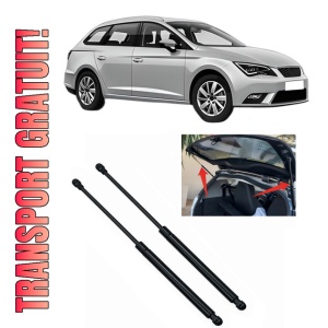 Set 2 amortizoare portbagaj haion SEAT LEON ST (5F8) din 2012-2020, 2 bucati, KROSNO, 4 stickere auto SEAT