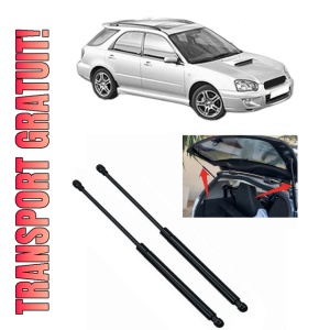 Set 2 amortizoare portbagaj haion SUBARU IMPREZA Estate (GG) din 2000-2008, 2 bucati, KROSNO, 4 stickere auto SUBARU