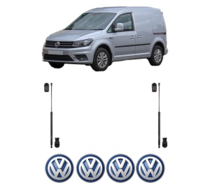 Set 2 amortizoare portbagaj haion Volkswagen CADDY ALLTRACK IV Box Body/MPV (SAA) din 2015-2020, 2 bucati, KROSNO, 4 stickere auto Volkswagen v618