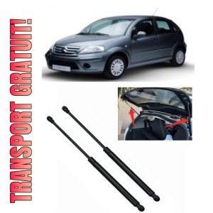 Set 2 amortizoare portbagaj Magnum Technology pentru Citroen C3 I, an fabricatie 2002 - 2009 su breloc Magnum