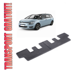 Set 2 covorase Citroen C4 Picasso - Randul 3 2006-2013, din cauciuc 100%, compatibile cu autoturismul CITROEN C4