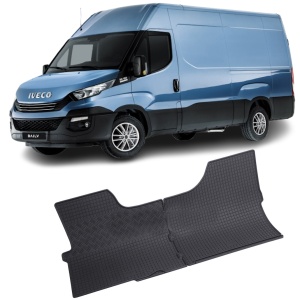 Set 2 covorase Iveco Daily 2/3M 2014-prezent, din cauciuc 100%, compatibile cu autoturismul IVECO Daily v6035