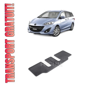 Set 2 covorase Mazda 5 2011-2015, din cauciuc 100%, compatibile cu autoturismul MAZDA 5