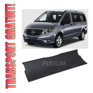 Set 2 covorase Mercedes V-Klasse Randul 2 2014-prezent, din cauciuc 100%, compatibile cu autoturismul MERCEDES V-Klasse