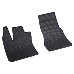 Set 2 covorase Smart Fortwo 2015-prezent, din cauciuc 100%, compatibile cu autoturismul SMART ForTwo v4020