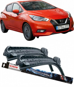 Set 2 stergatoare parbriz Bosch Aerotwin 600/475mm compatibile cu Nissan MICRA V (K14) (2016) Bosch accesorii pentru autoturismul tau - masina v215585
