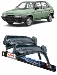 Set 2 stergatoare parbriz Bosch Aerotwin 600/475mm compatibile cu Skoda FAVORIT (781) (1994) Bosch accesorii pentru autoturismul tau - masina v213404