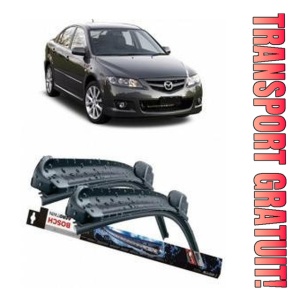 Set 2 stergatoare parbriz Bosch Aerotwin 600/475mm compatibile cu Mazda 6 Station Wagon (GY) (2002-2008) Bosch