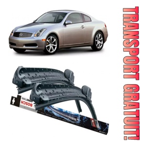 Set 2 stergatoare parbriz Bosch Aerotwin 600/475mm compatibile cu Infiniti G Coupe (2004-2007) Bosch