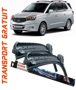 Set 2 stergatoare parbriz Bosch Aerotwin 600/475mm compatibile cu Ssangyong RODIUS II (2013) Bosch accesorii pentru autoturismul tau - masina v212265