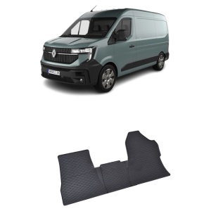 Set 3 covorase Renault Master 3M 2024-prezent, din cauciuc 100%, compatibile cu autoturismul RENAULT Master v3568
