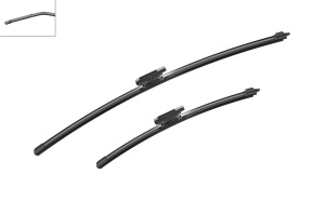 Set 3 stergatoare CITROEN C4 CACTUS Van (0B_, 0P_) din 2019, pentru parbriz si luneta fata si spate auto, Bosch Twin, din cauciuc siliconat rezistent, 4 Stickere Auto CITROEN v3570