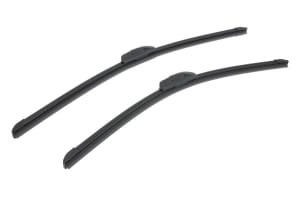 Set 3 stergatoare FORD COUGAR (EC_) din 1998-2001, pentru parbriz si luneta fata si spate auto, Bosch Twin-Aerotwin Retrofit, din cauciuc siliconat rezistent, 4 Stickere Auto FORD - Img 3