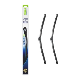 Set 3 stergatoare MERCEDES-BENZ EQC (N293) din 2019 - 2023, pentru parbriz si luneta fata si spate auto, Valeo Silencio, din cauciuc siliconat rezistent, 4 Stickere Auto MERCEDES-BENZ v12346