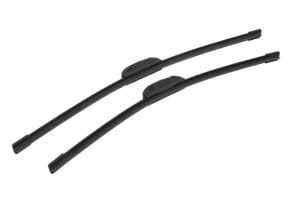 Set 3 stergatoare MITSUBISHI COLT VI (Z3_A, Z2_A) din 2004-2012, pentru parbriz si luneta fata si spate auto, Bosch Twin-Aerotwin Retrofit, din cauciuc siliconat rezistent, 4 Stickere Auto MITSUBISHI - Img 3