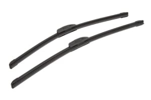Set 3 stergatoare NISSAN PRIMERA Traveller (WP11) din 1996-2001, pentru parbriz si luneta fata si spate auto, Bosch Twin-Aerotwin Retrofit, din cauciuc siliconat rezistent, 4 Stickere Auto NISSAN - Img 3