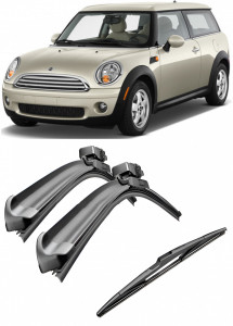 Set 3 stergatoare parbriz si luneta AR450S (450mm x 450mm) pentru MINI Mini (R 55) Clubman (11.07-03.12) Bosch accesorii pentru autoturismul tau - masina v217609