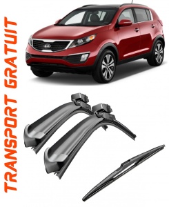 Set 3 stergatoare parbriz si luneta AR604S (600mm x 450mm) pentru Kia Sportage R (SL) (04.10 -) Bosch accesorii pentru autoturismul tau - masina v217751